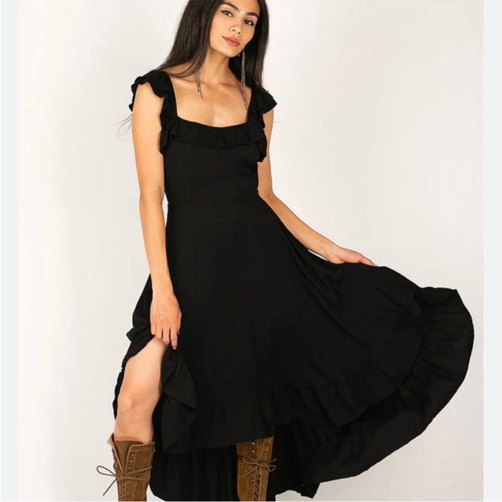 Joyfolie Bette Dress Black Small